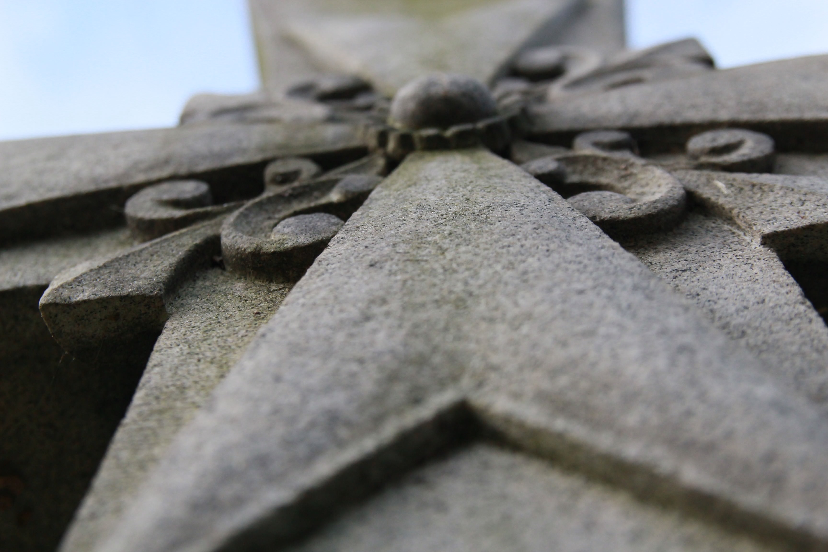 Grove Street Cemetery Cross Headstone