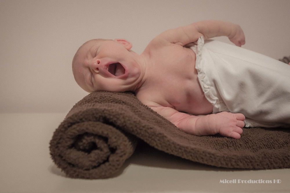 Yawning Sweet Baby, Photography by Miceli Productions