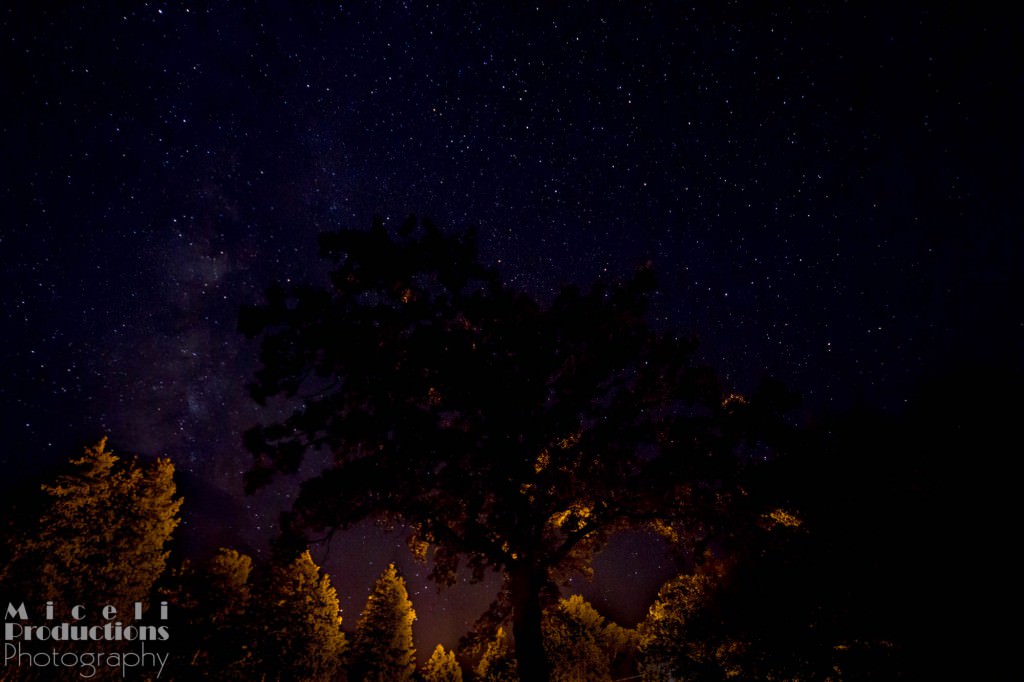 Stars Over Lake Calabogie, Ontario, Deep Night