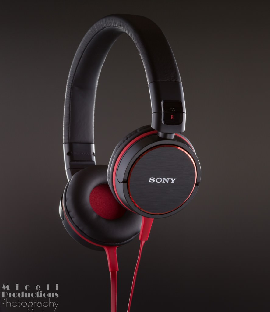 Sony Headphones. © Miceli Productions Photography