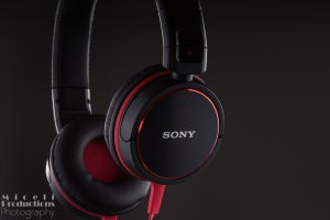 Sony Headphone Product Glamour