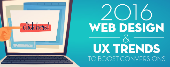 2016 Web Design Trends to Boost Conversions – An infographic by the team at The Deep End