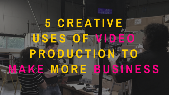 5 Creative Uses of Video Production To Make More Business. Miceli Productions video production in CT Connecticut.