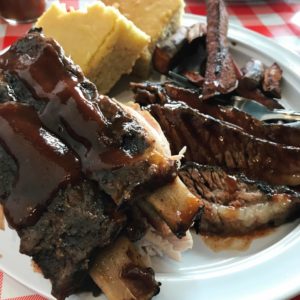 Barbecue restaurant food plate. Food photography by Miceli Productions PHOTO + VIDEO
