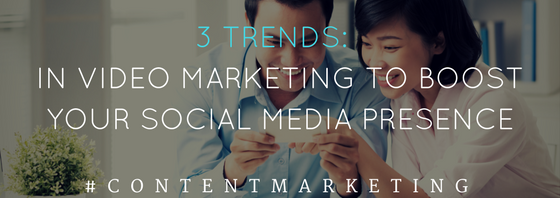 3 Trends in Video Marketing to Boost Your Social Media Presence. Video productions for video marketing in CT