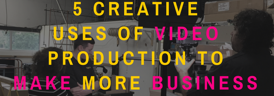 5 Creative Uses of Video Production To Make More Business. Miceli Productions video production in CT Connecticut.